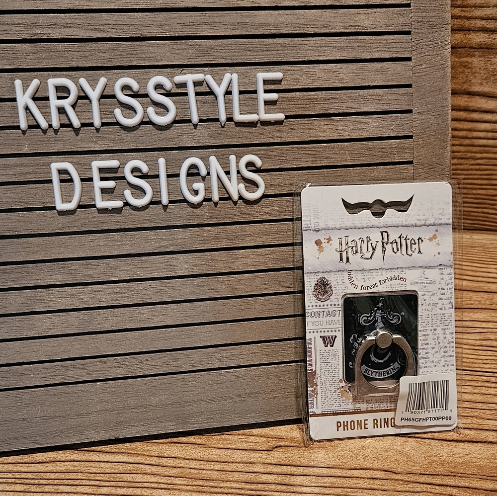 Harry Potter Slytherin Ring Phone Grip/ Stand